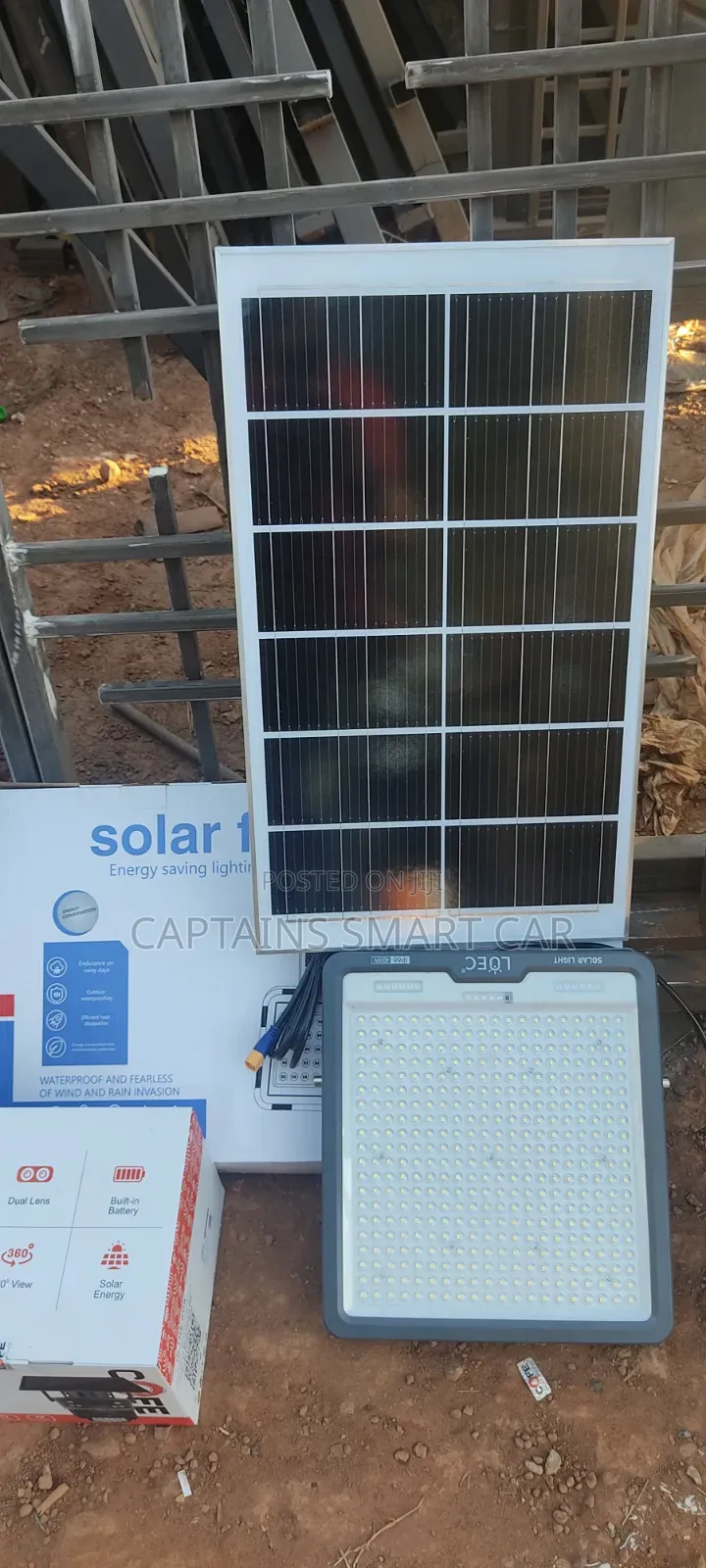 Solar Security Light and 2 CCTV Cameras Combo