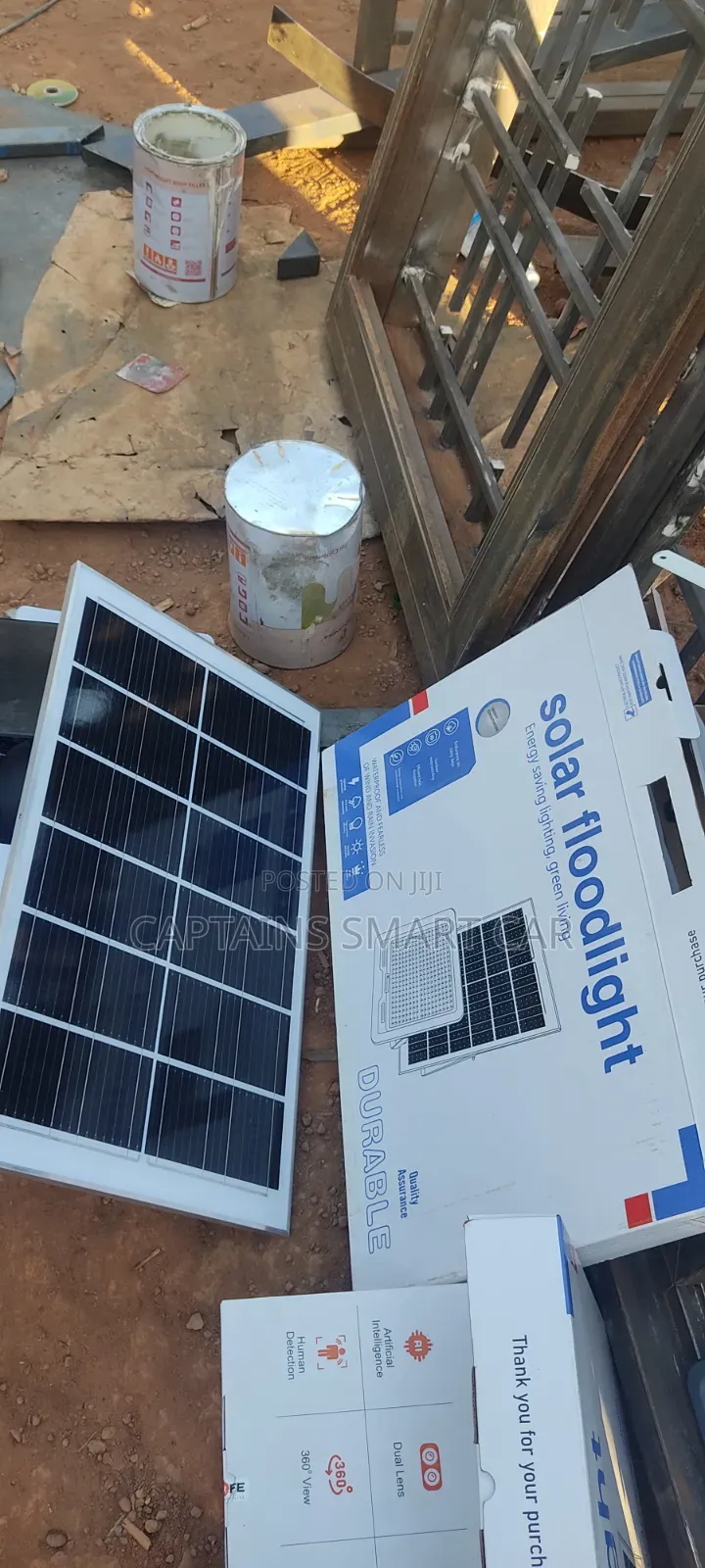 Solar Security Light and 2 CCTV Cameras Combo