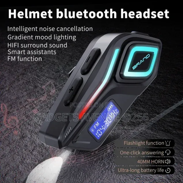 Helmet Wireless Earphone / Bluetooth Headset  for Motorcycle