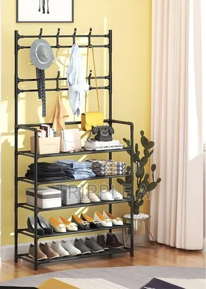 Multifunctional Hat and Coat Shoe Rack