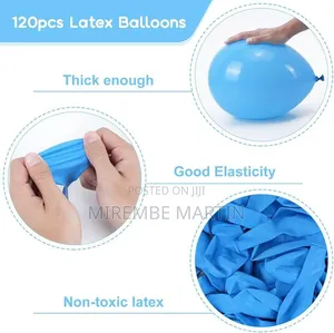 Light Blue Balloons 100pcs 12 Inch Party Latex Balloon