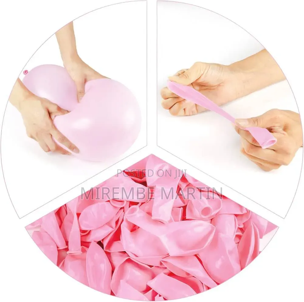 , 12 Inch  Baby Pink Latex Party Balloons Helium Quality for Gender