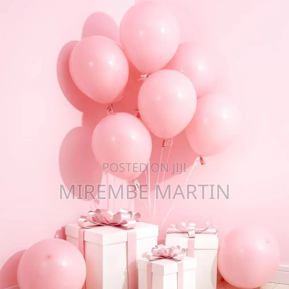, 12 Inch  Baby Pink Latex Party Balloons Helium Quality for Gender