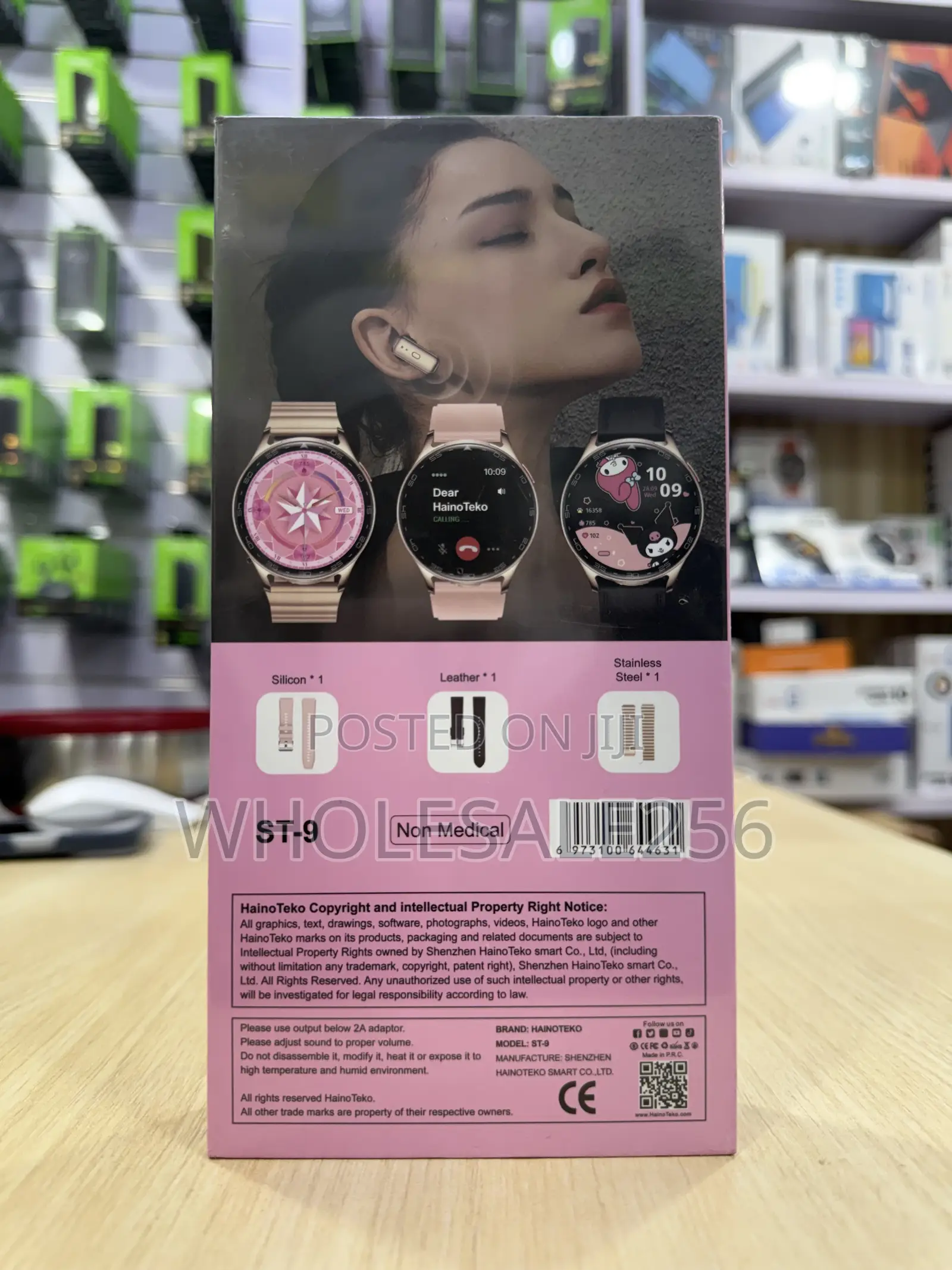HainoTeko ST-9 Smart Watch Has Amoled Screen, Waterproof and EarPods