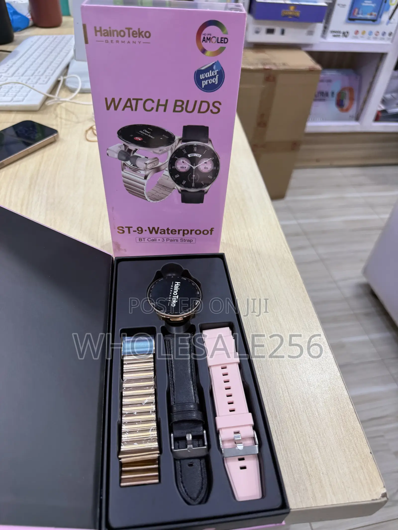 HainoTeko ST-9 Smart Watch Has Amoled Screen, Waterproof and EarPods