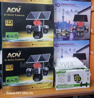 Ai Solar Camera 3 PTZ Lens Hi Easy 24/7 Security Surveillance
