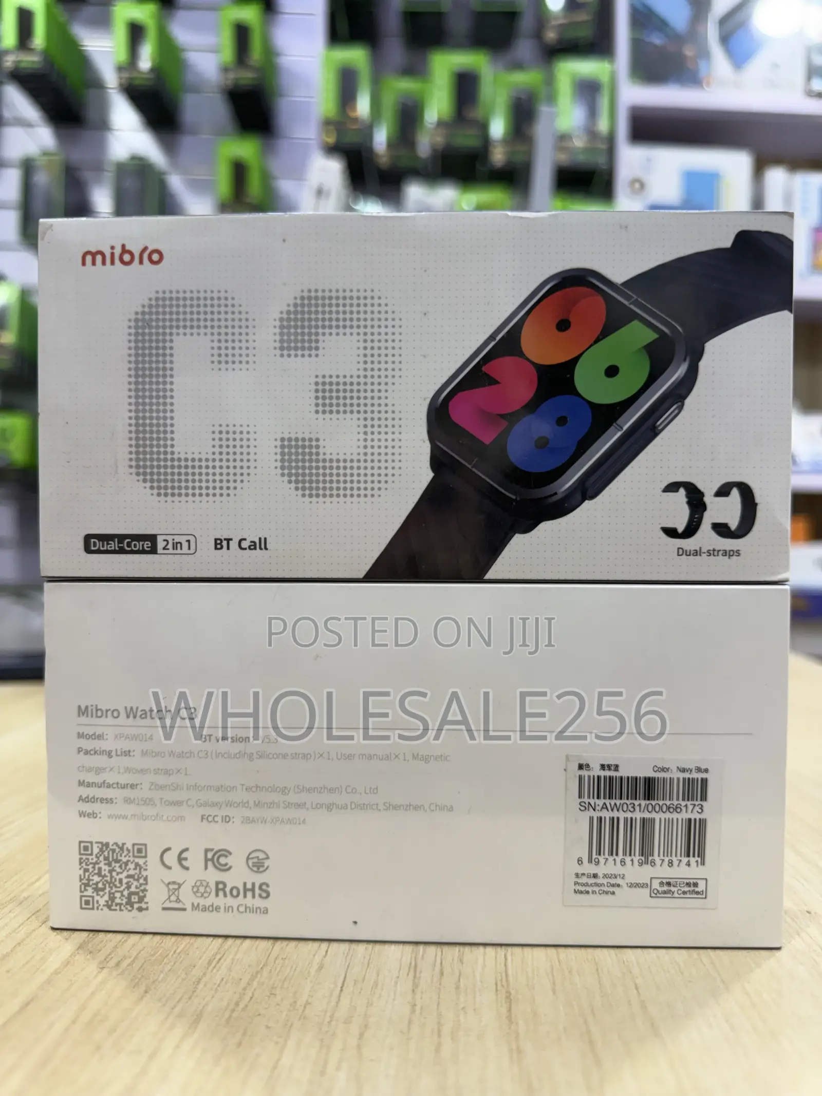 Mibro C3 Smartwatch With Dual-Core 2 in 1 BT Call