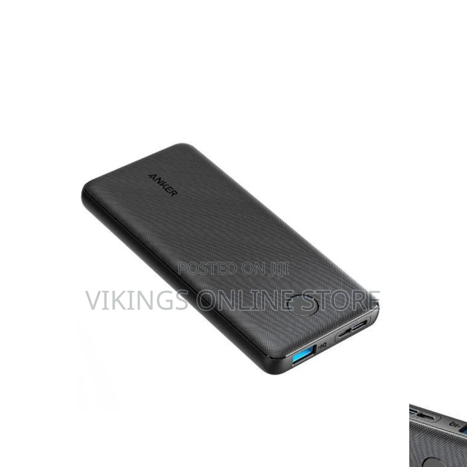 An Anker 313 Power Bank (PowerCore Slim 10000), a Slim and Portable