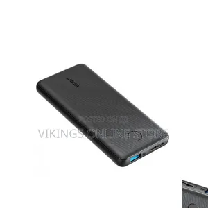 An Anker 313 Power Bank (PowerCore Slim 10000), a Slim and Portable