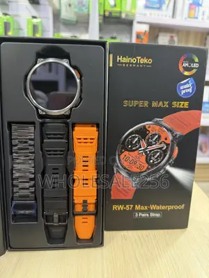 HainoTeko RW-57 Max Smartwatch With Amoled Screen, Torch & Waterproof