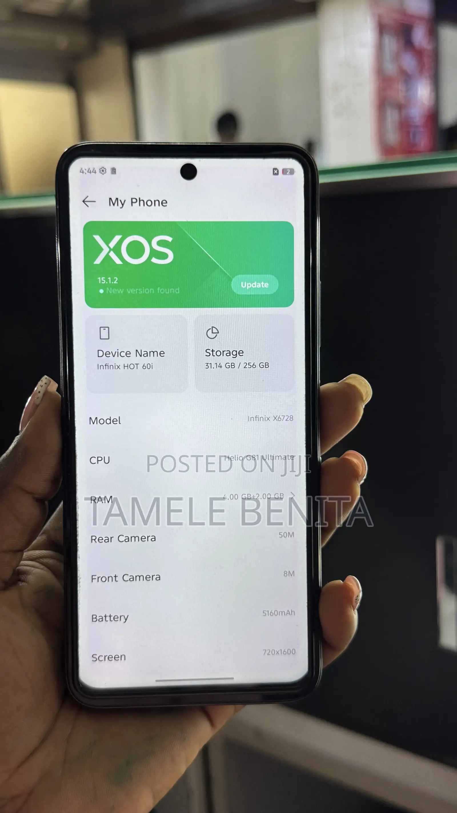Infinix Hot 60i 256 GB Black