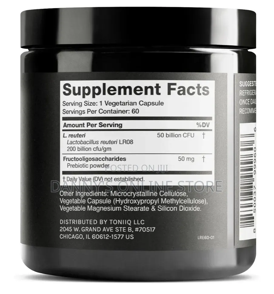 Lactobacillus Reuteri Probiotic, 50 Billion CFU, 60 Servings