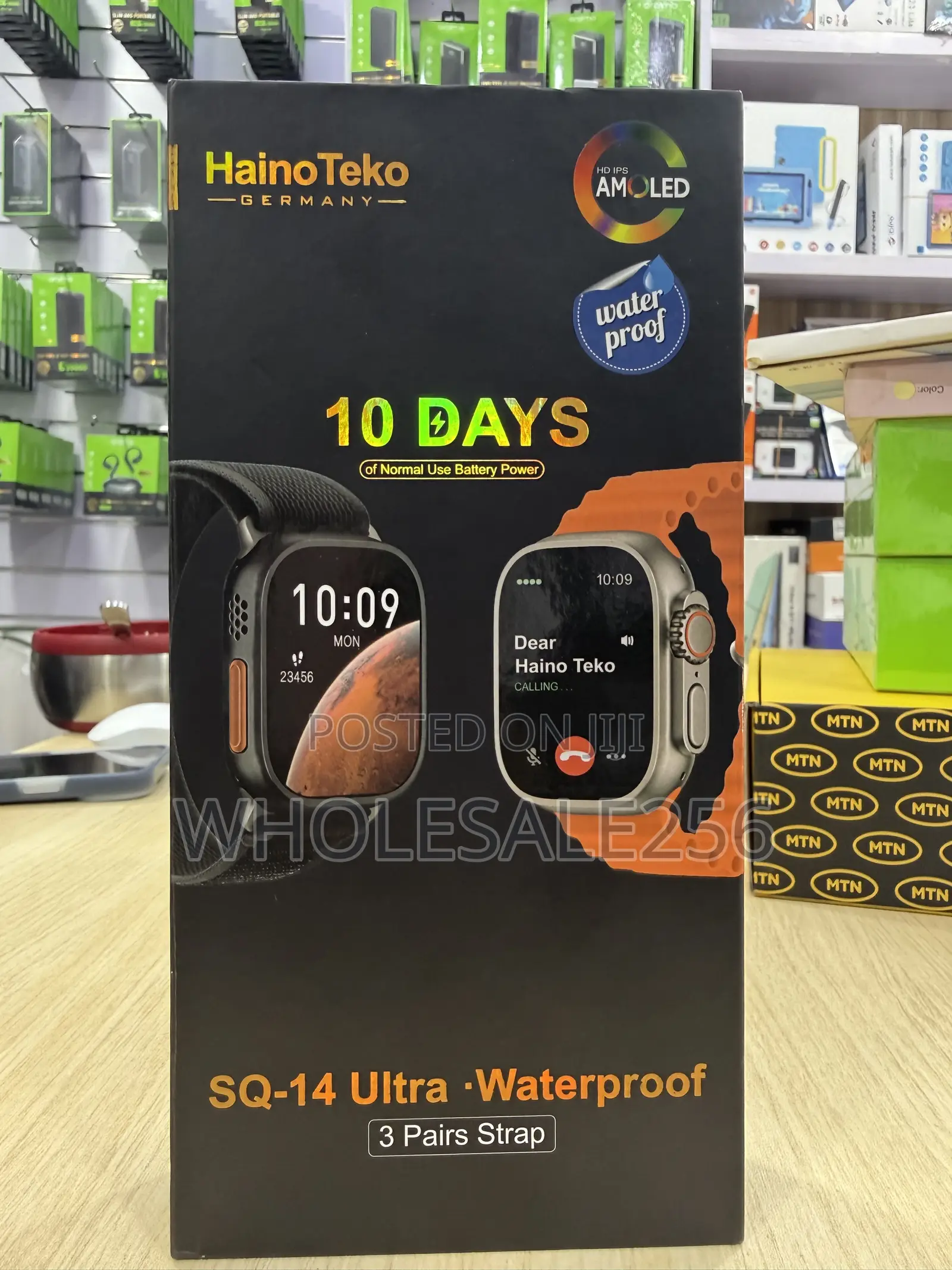 HainoTeko SQ-14 Ultra Smartwatch With Amoled Screen and Waterproof