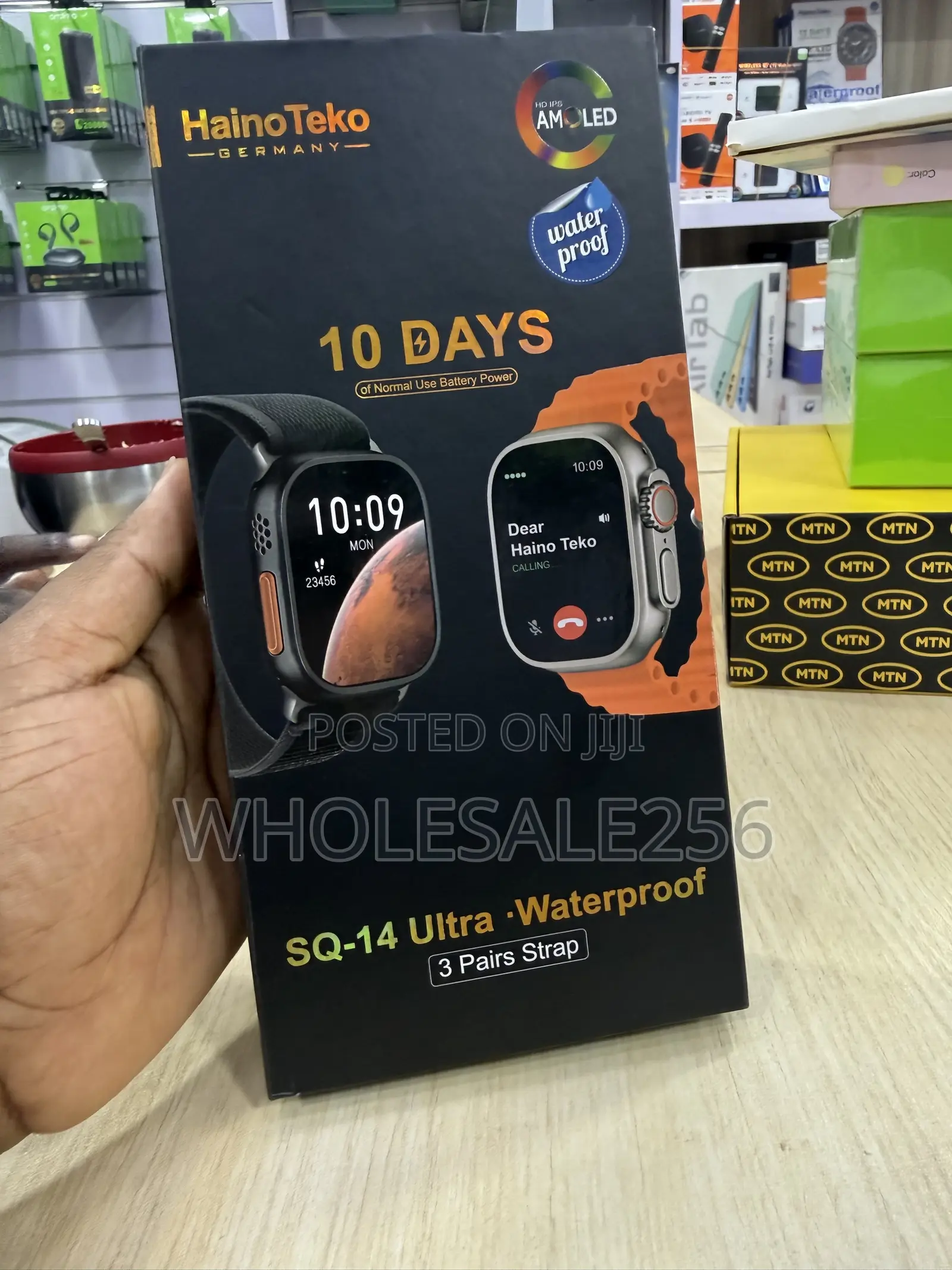 HainoTeko SQ-14 Ultra Smartwatch With Amoled Screen and Waterproof