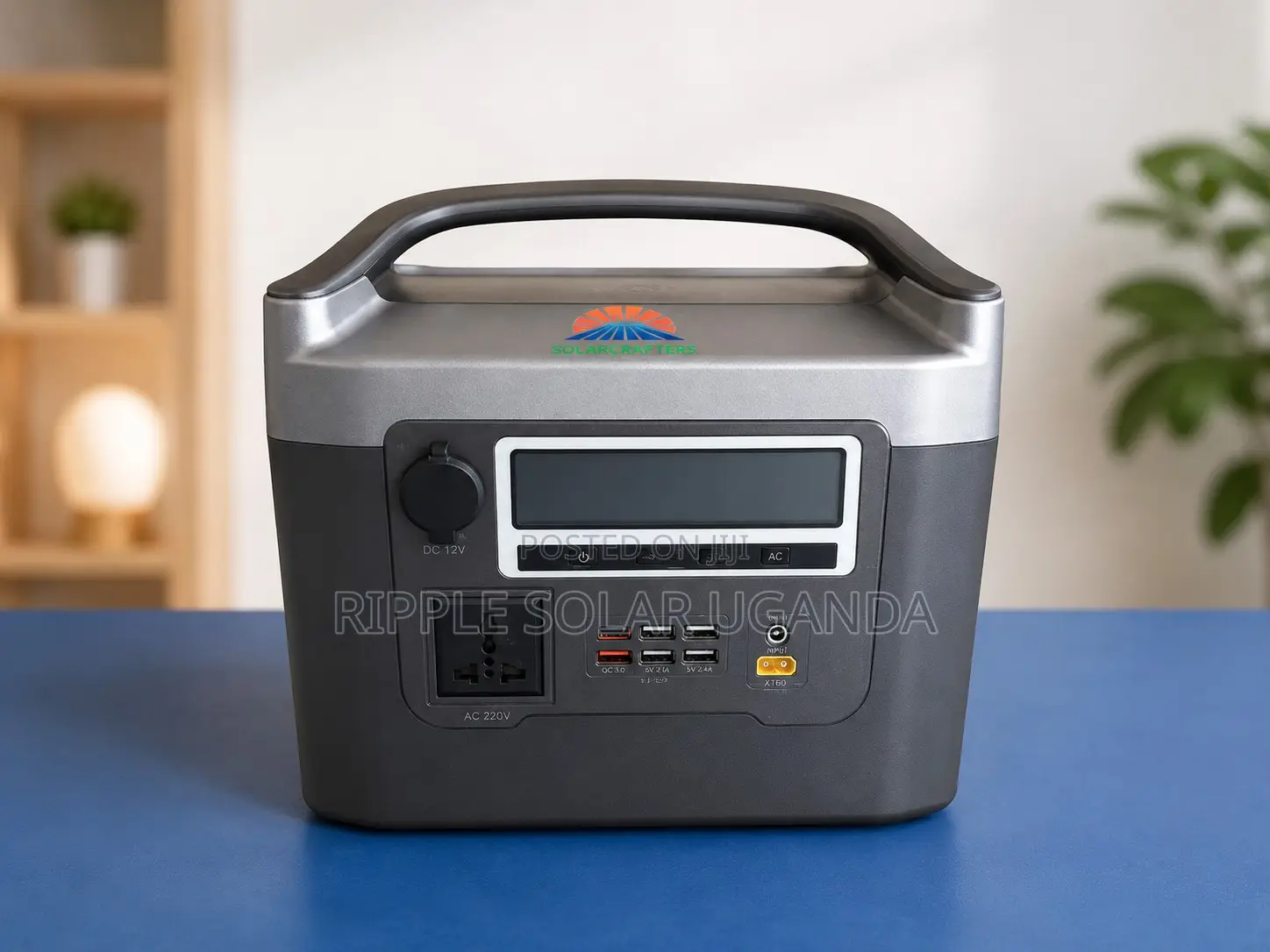 600W Portable Power Station 12.8V 50Ah LiFePO4 Solar Generator