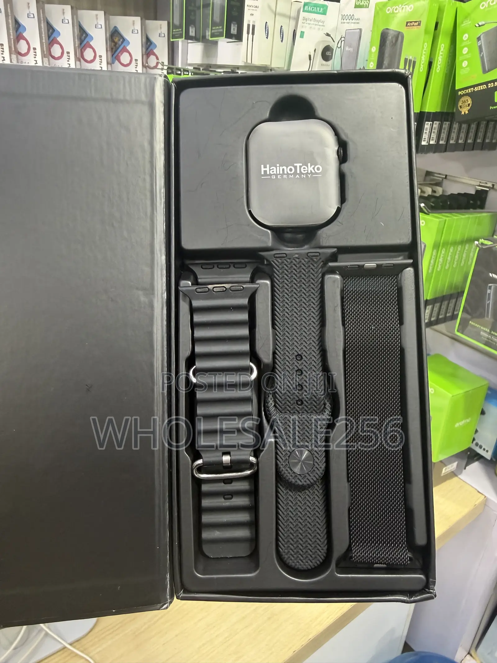 HainoTeko SQ-13 Jet Black Smartwatch