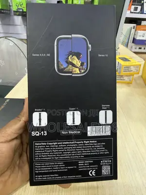 HainoTeko SQ-13 Jet Black Smartwatch