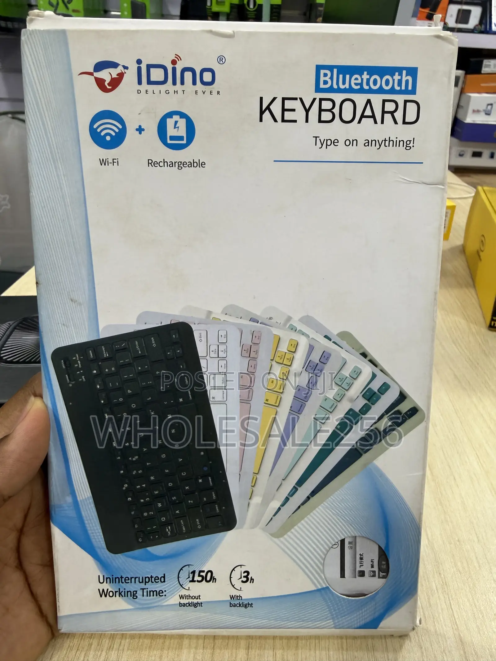 Wireless Keyboard Uses Bluetooth