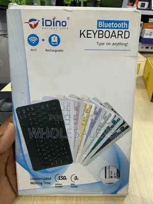 Wireless Keyboard Uses Bluetooth