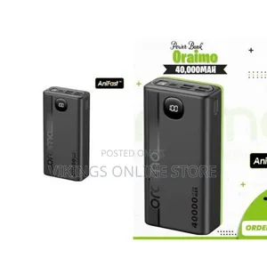 Oraimo PowerBox 400, a High-Capacity 40000mAh 22.5W Fast-Charging