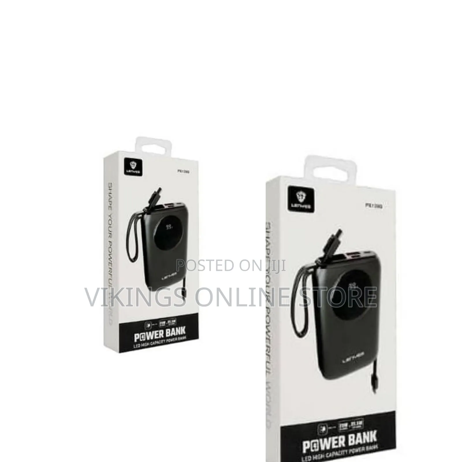 PX139D 10,000mAh Portable Power Bank With a Digital LED Display
