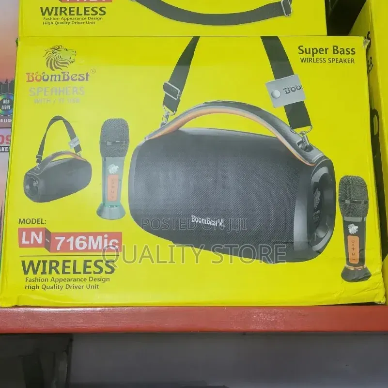 Boom Best Super Bass Wireless Speaker  716mic