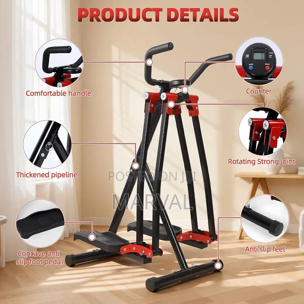Foldable Space Walker With LCD Monitor & Smooth Gliding