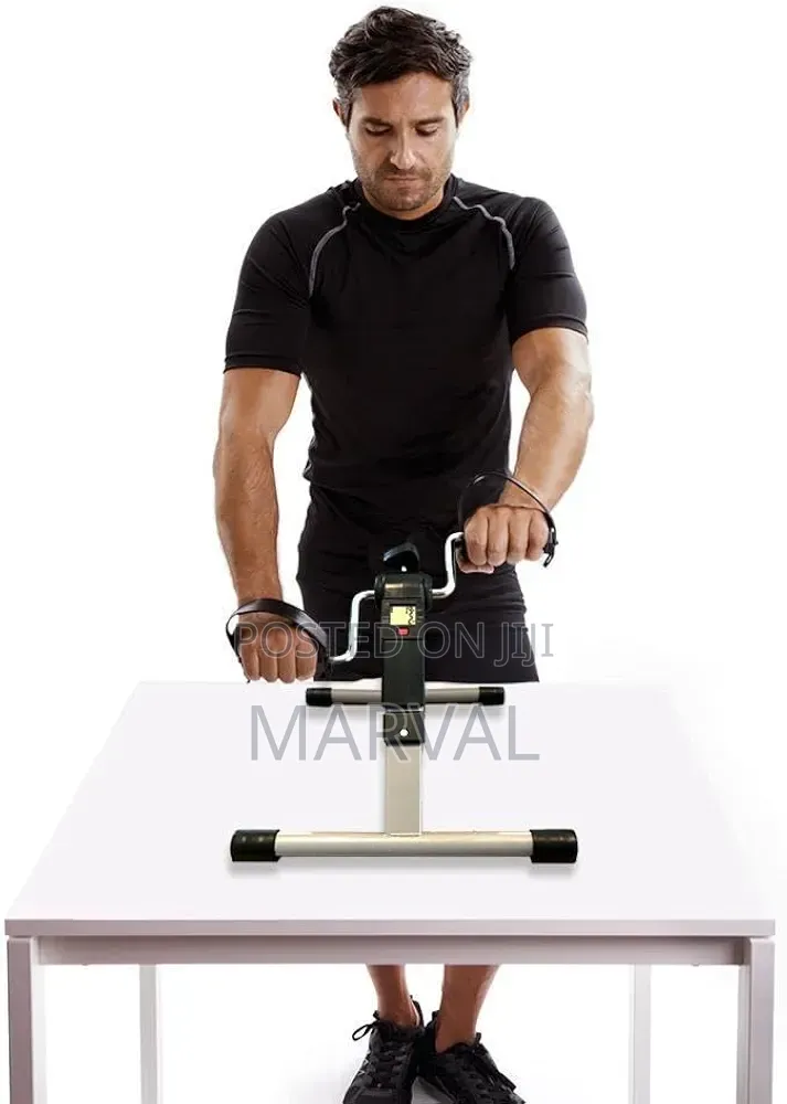Arm and Leg Folding Pedal Exerciser With Digital Display