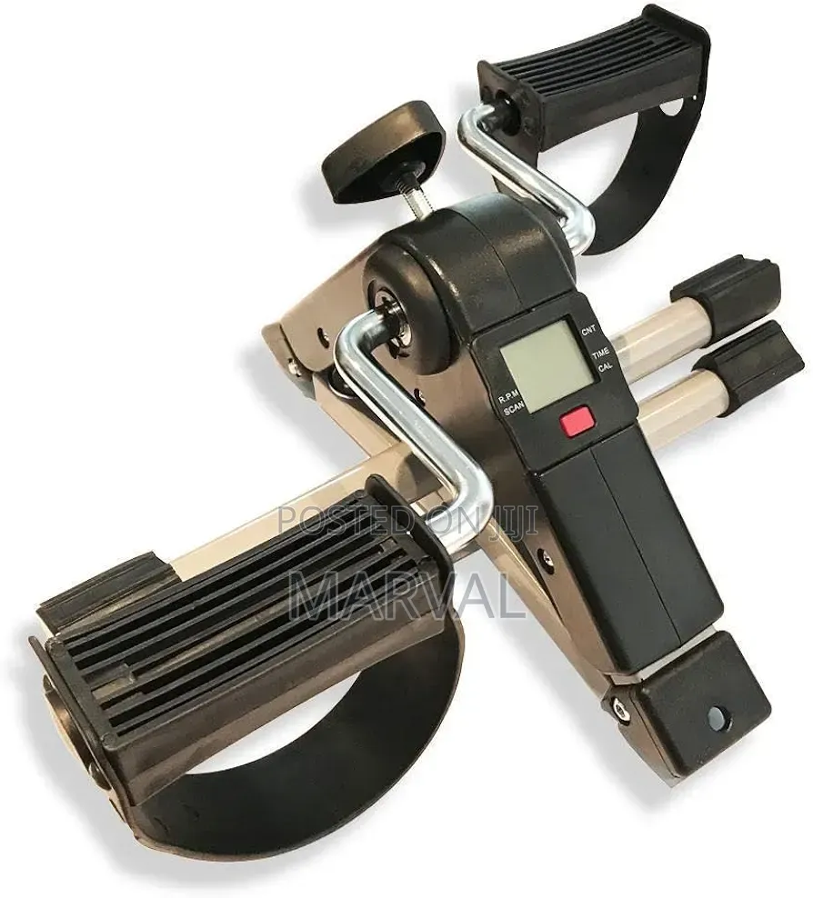 Arm and Leg Folding Pedal Exerciser With Digital Display
