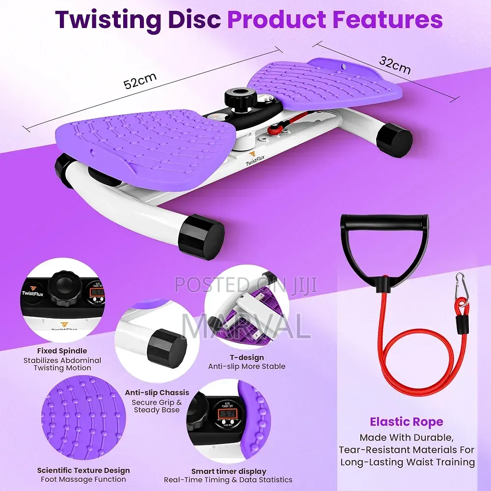 Waist Twister Machine Exercise With Digital Counter for Men and Women