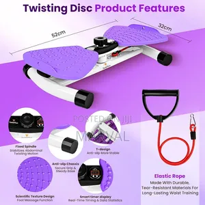 Waist Twister Machine Exercise With Digital Counter for Men and Women
