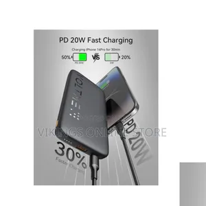 Gray VOLTME Hypercore Essential 10000mAh Power Bank.