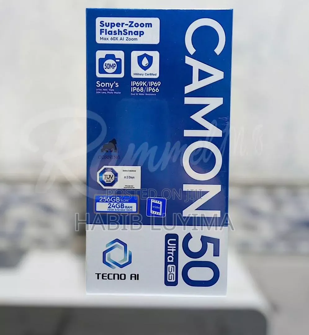 New Tecno Camon 50 Ultra 512 GB Gray