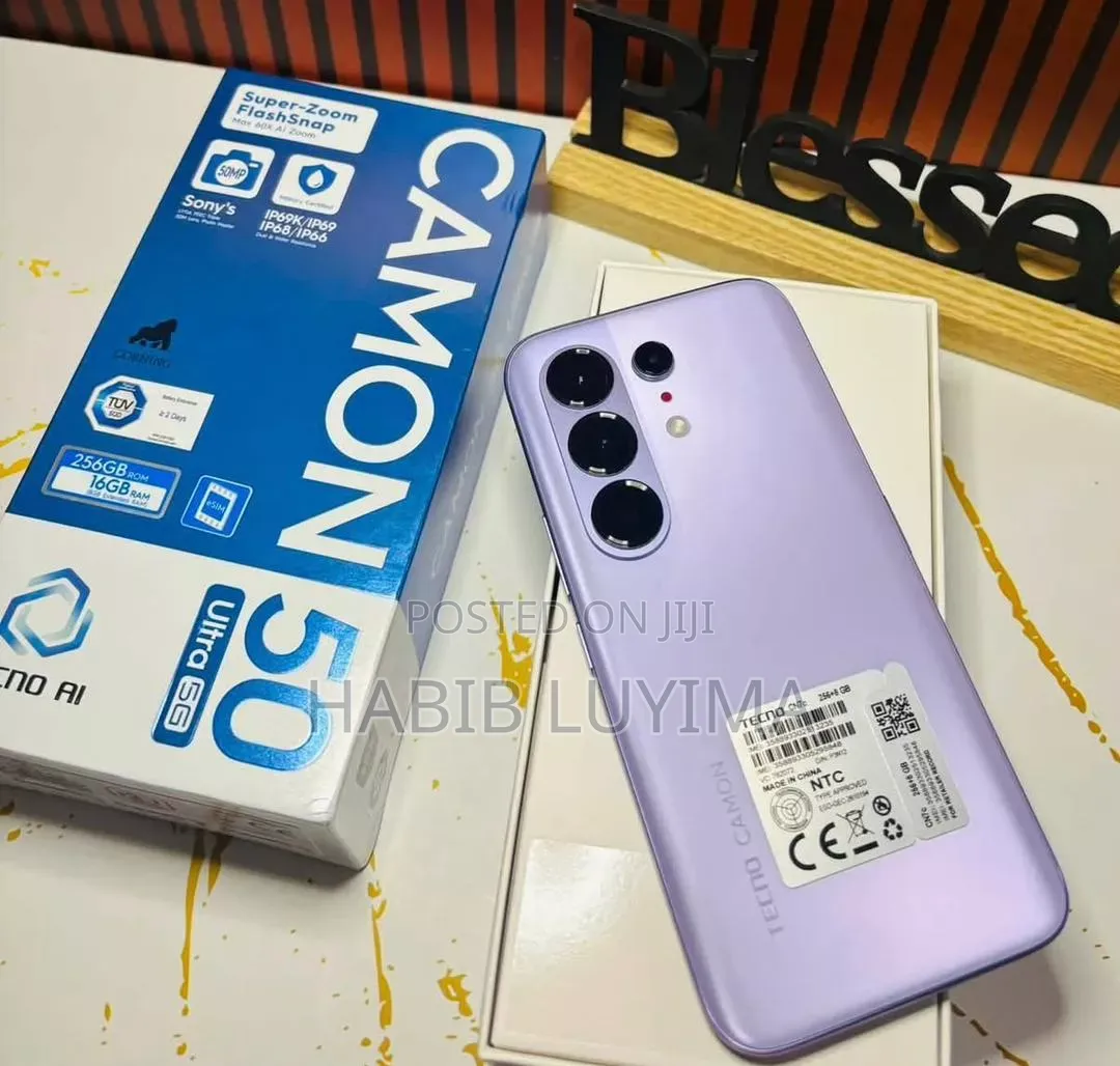 New Tecno Camon 50 Ultra 512 GB Purple