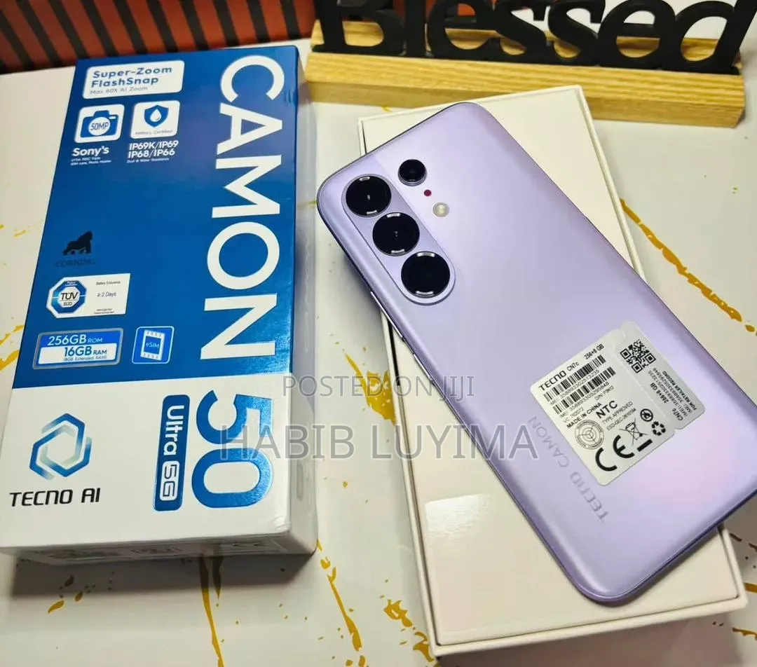 New Tecno Camon 50 Ultra 512 GB Purple