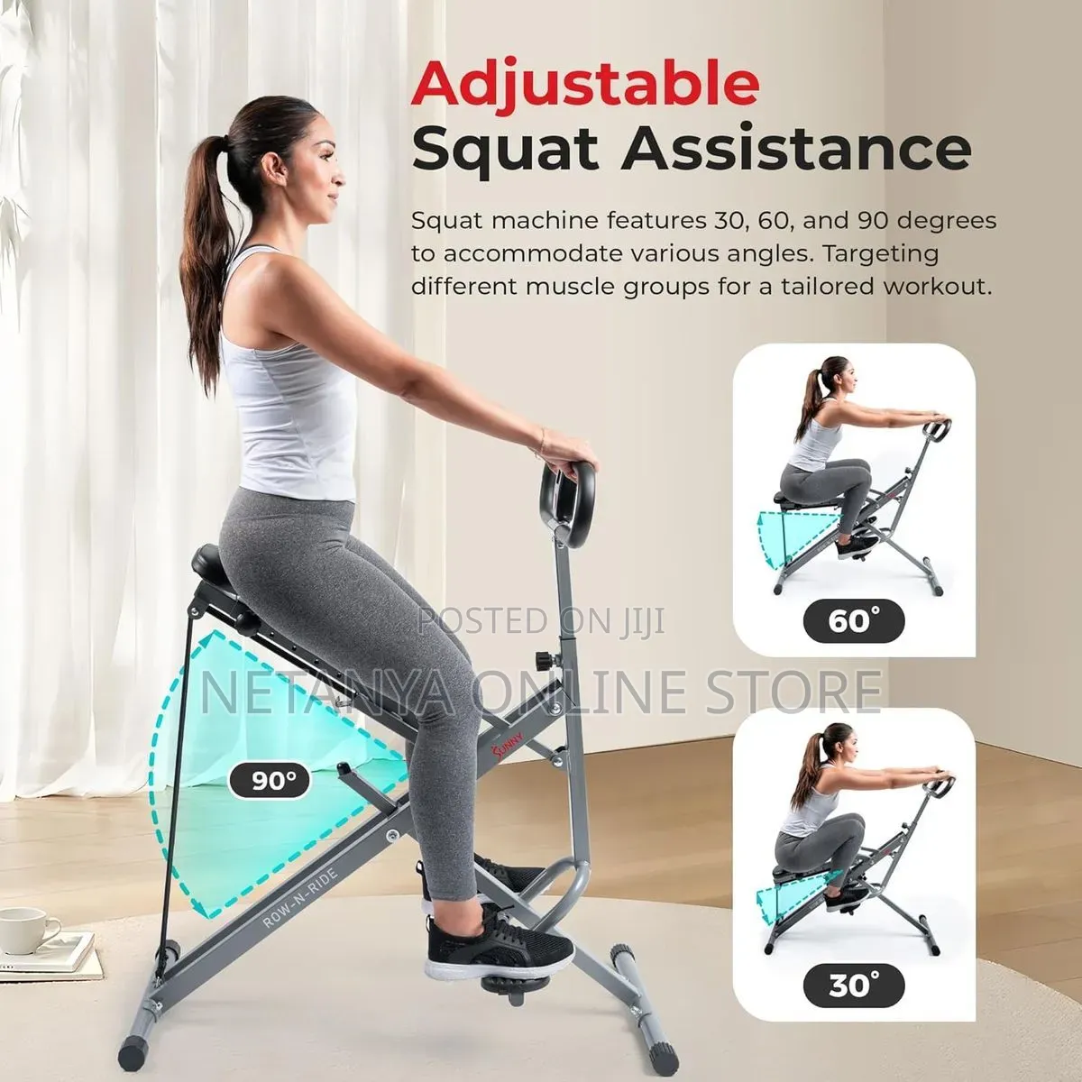 Squat Rider Machine