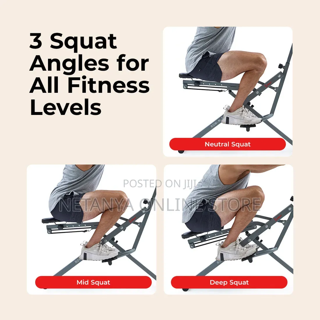 Squat Rider Machine