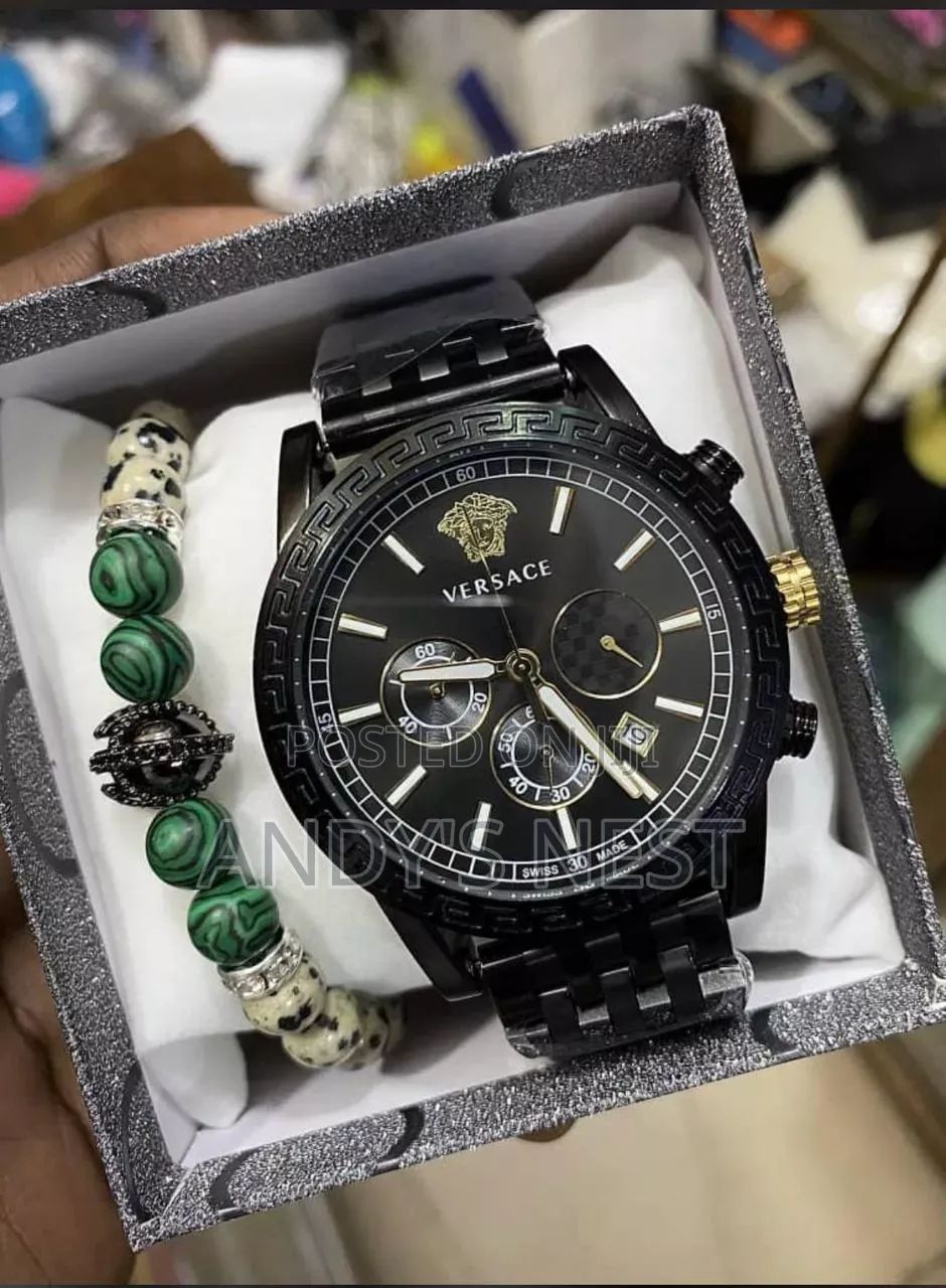 Versace Men's Watch With a Bangle