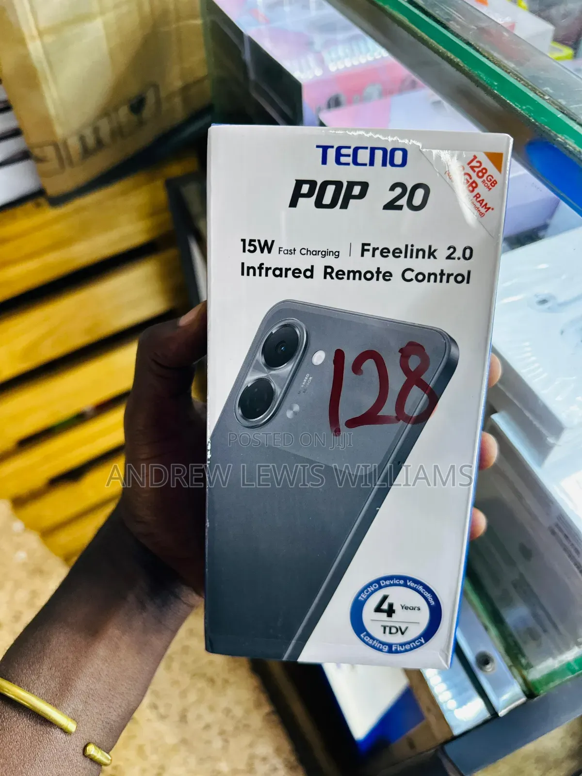 New Tecno Pop 20 128 GB Gray