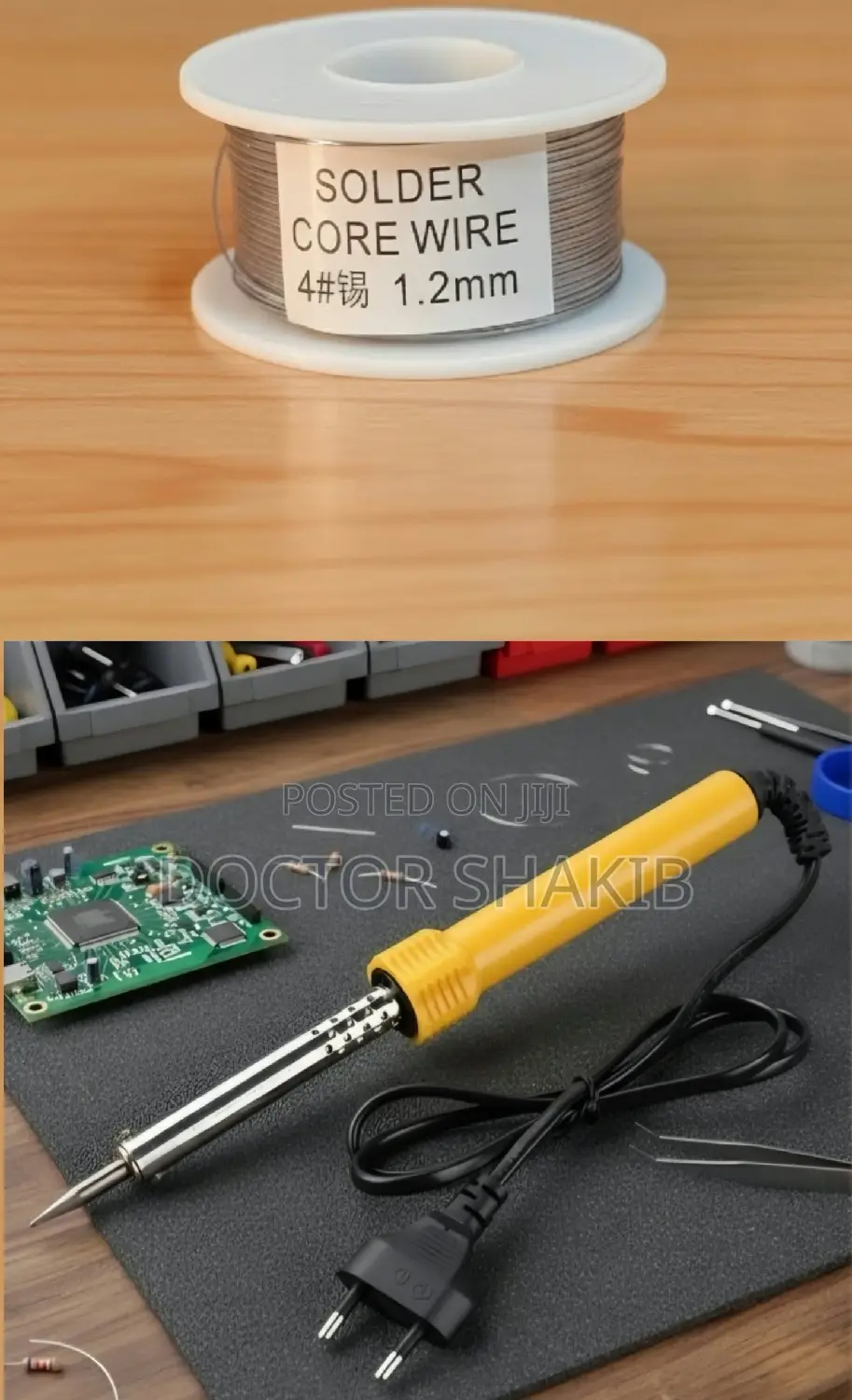2 in 1Electric Soldering Iron and Solder Core Wire