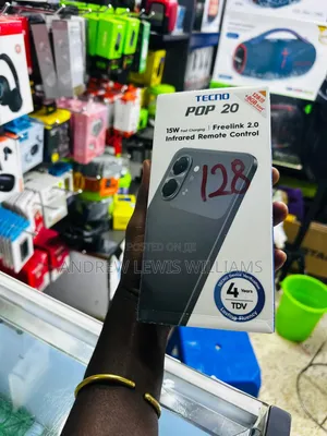 New Tecno Pop 20 128 GB Black