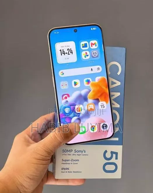 New Tecno Camon 50 256 GB White