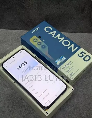 New Tecno Camon 50 256 GB White