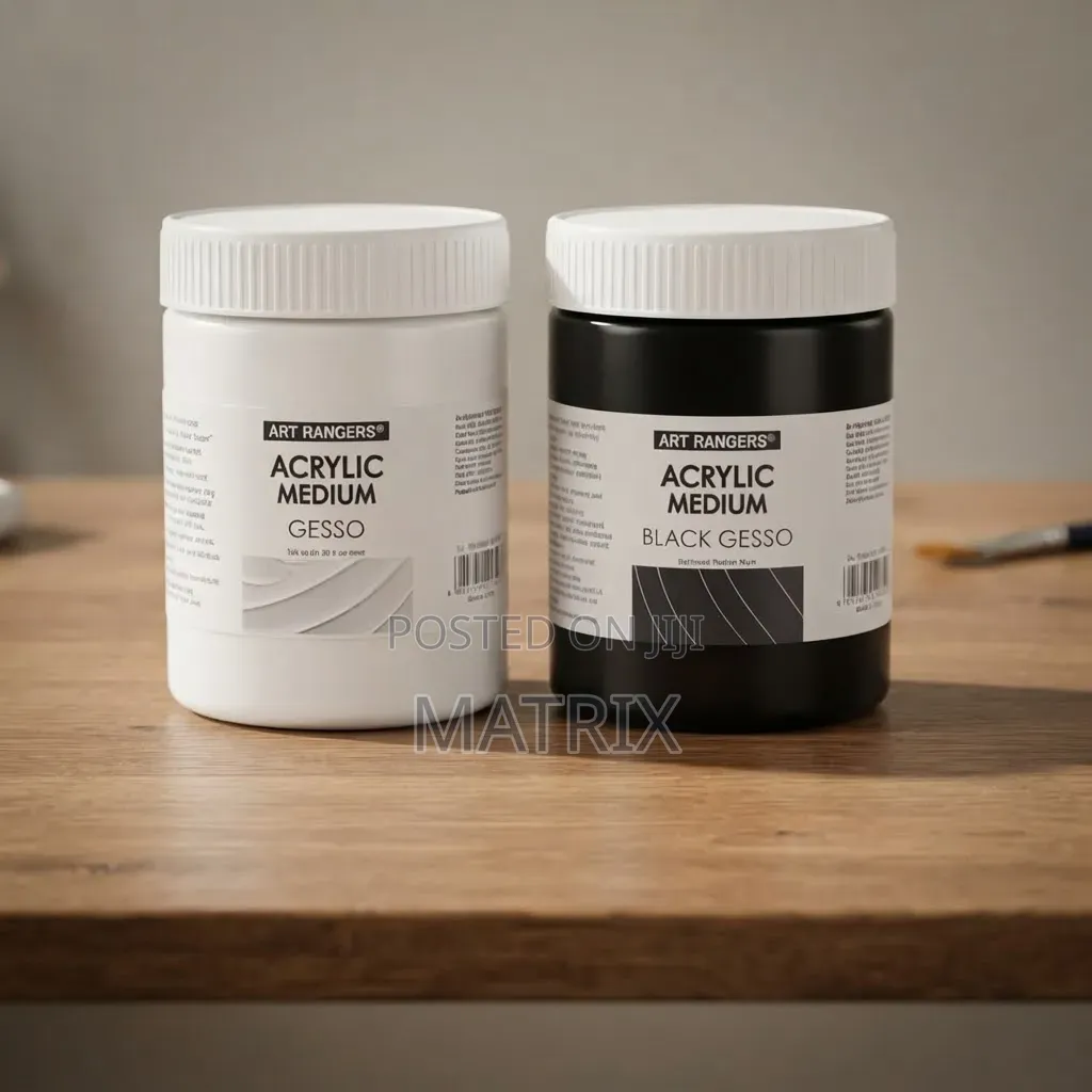 Art Rangers Black Gesso 500ml Acrylic Medium