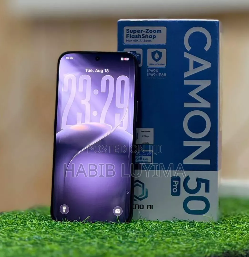 New Tecno Camon 50 Pro 256 GB Black