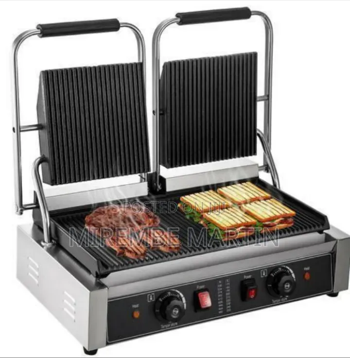 Commercial Double Contact Grill / Panini Press