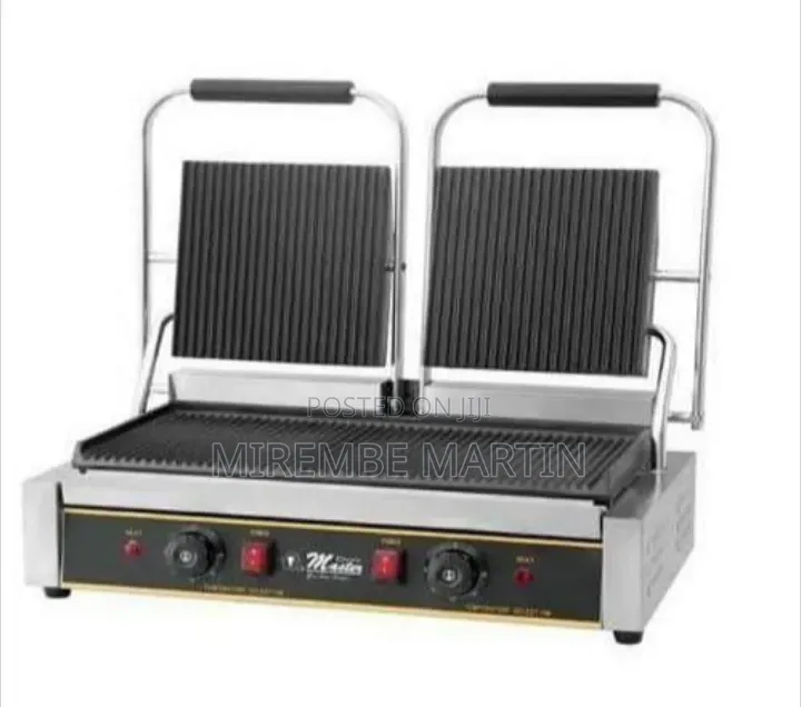 Commercial Double Contact Grill / Panini Press