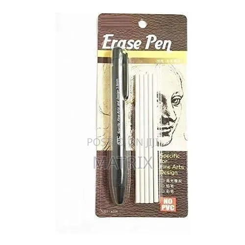 Erase Pen+5 Eraser for Artist Drawing Painting Sketching Architects