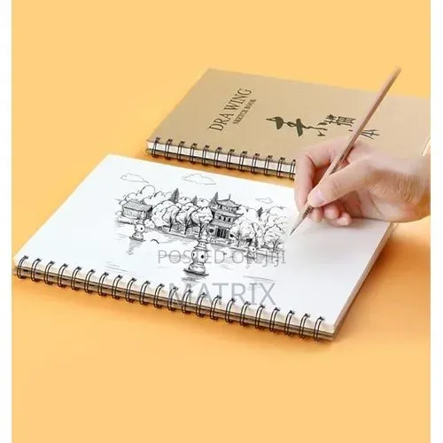 Sketch Book, Drawing Book 60 Sheet 160gsm Drawing Notebook