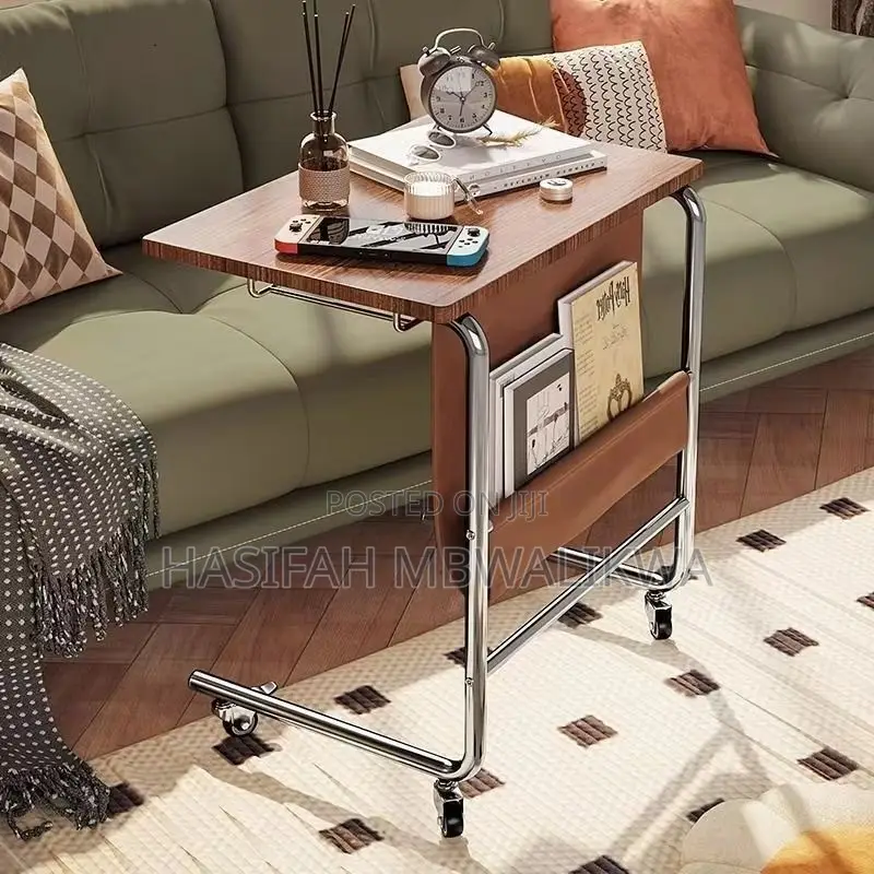 Movable & Rotatable Side Table